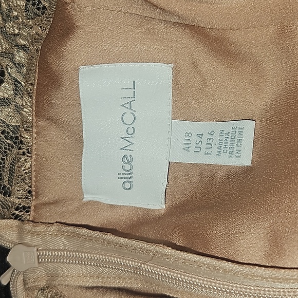 ALICE MCCALL | 'Not Your Girl' Lace Pattern Mini Dress in Size 4 - Picture 9 of 10